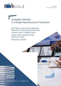 欧盟-简单宏观经济框架下的生态系统服务 Ecosystem Services in a Simple Macroeconomic Framework
