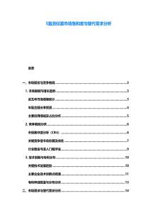 5监测仪器市场饱和度与替代需求分析