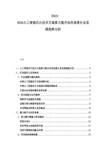 2025-2030人工智能芯片技術(shù)方案算力提升應(yīng)用場景行業(yè)發(fā)展趨勢分析