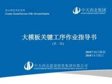 FJ大模板關鍵工序作業(yè)指導書（第二版）