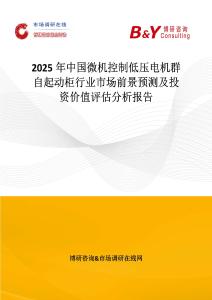 2025年中國微機控制低壓電機群自起動柜行業市場前景預測及投資價值評估分析報告