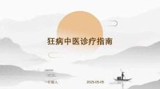 狂病中医诊疗指南