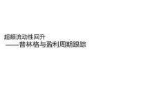 普林格与盈利周期跟踪：超额流动性回升