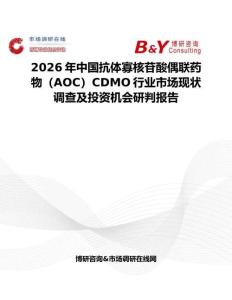2026年中国抗体寡核苷酸偶联药物（AOC）CDMO行业市场现状调查及投资机会研判报告
