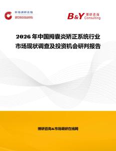 2026年中国拇囊炎矫正系统行业市场现状调查及投资机会研判报告