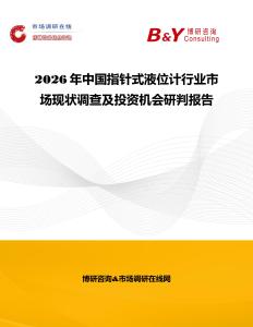 2026年中國指針式液位計行業市場現狀調查及投資機會研判報告