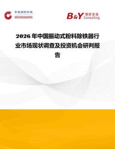 2026年中國振動式粉料除鐵器行業市場現狀調查及投資機會研判報告