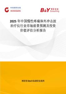 2025年中國慢性疼痛體外沖擊波治療儀行業市場前景預測及投資價值評估分析報告