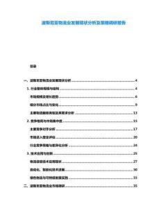 波斯尼亚物流业发展现状分析及策略调研报告