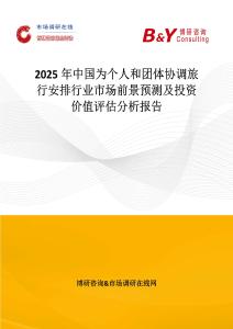 2025年中國為個人和團體協調旅行安排行業市場前景預測及投資價值評估分析報告