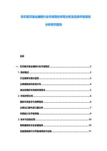 東印度洋漁業捕撈行業市場現狀供需分析及投資評估規劃分析研究報告