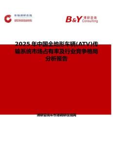 2025年中国全地形车辆(ATV)传输系统市场占有率及行业竞争格局分析报告