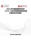2025年中国碳捕获和封存（CCS）行业市场前景预测及投资价值评估分析报告