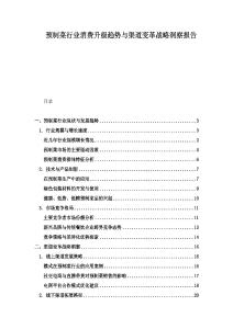 預制菜行業消費升級趨勢與渠道變革戰略洞察報告