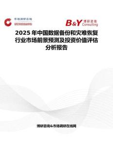 2025年中国数据备份和灾难恢复行业市场前景预测及投资价值评估分析报告