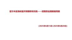 貴金屬周報：霍爾木茲海峽重開預期即將兌現