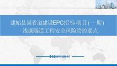 浅谈隧道工程安全风险管控要点