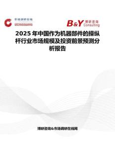 2025年中国作为机器部件的操纵杆行业市场规模及投资前景预测分析报告