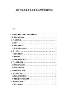 润滑油电商渠道发展模式与消费者偏好报告