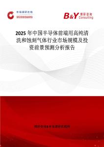 2025年中国半导体前端用高纯清洗和蚀刻气体行业市场规模及投资前景预测分析报告