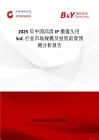 2025年中國高清IP攝像頭用SoC行業市場規模及投資前景預測分析報告
