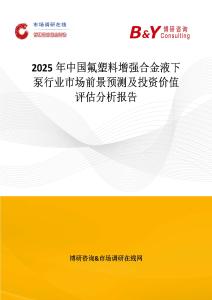 2025年中国氟塑料增强合金液下泵行业市场前景预测及投资价值评估分析报告