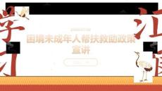困境未成年人帮扶救助政策宣讲课