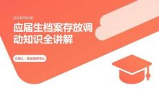 应届生档案存放调动知识全讲解