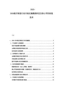 2025-2030航空制造行業(yè)市場實施精湛科技及核心軍機制造技術(shù)