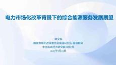 韩文科-电力市场化改革背景下的综合能源服务发展展望
