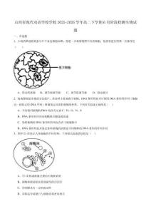 山西省現代雙語學校南校等學校2025-2026學年高二下學期6月月考生物試題含答案