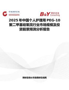 2025年中国个人护理用PEG-10聚二甲基硅氧烷行业市场规模及投资前景预测分析报告