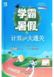26學霸暑假一升二計算大通關北師