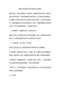 癲癇大發(fā)作的相關(guān)治療解析總結(jié)完整版
