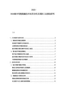 2025-2030航空母舰舰艇技术应用分析及国防工业规划研究