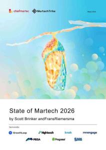 2026年營銷科技現狀報告 State of Martech 2026
