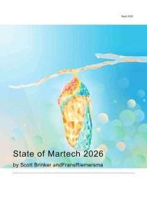 2026年營銷科技現狀報告 State of Martech 2026