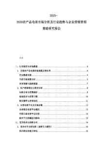 2025-2030农产品电商市场分析及行业趋势与企业营销管理策略研究报告