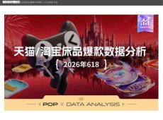 電商數據2026年618床上用品數據分析報告 天貓淘寶床品爆款數據分析-POP趨勢家居