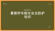 暑期学车练车安全防护知识 PPT 课件