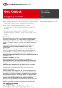 匯豐-黃金展望：于鷹派政策轉向中熠熠生輝-Gold Outlook：Shining through a hawkish tilt-20260709
