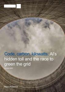 安聯研究_代碼、碳與千瓦：AI的隱性代價與電網綠色化競賽-Code carbon kilowatts AI’s hidden toll and the race to green the grid