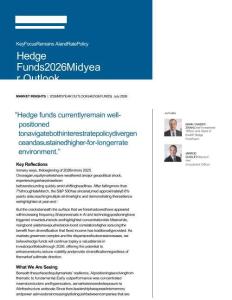摩根士丹利-對沖基金 2026 年年中展望 Hedge Funds 2026 Midyear Outlook