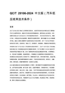 QC_T 29106-2024 中文版（汽车低压线束技术条件）