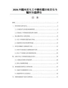 2026內陸地區化工中轉樞紐功能定位與輻射效應評估