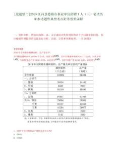 [景德鎮(zhèn)市]2025江西景德鎮(zhèn)市事業(yè)單位招聘1人（三）筆試歷年參考題庫(kù)典型考點(diǎn)附帶答案詳解