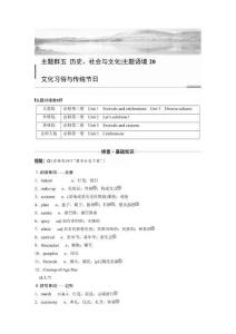 第二部分　主題群五　主題語境20　文化習俗與傳統節日