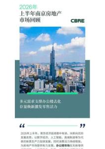 房地產(chǎn) -2026年上半年南京房地產(chǎn)市場回顧