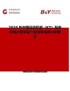 2025年中國運動機能（KT）貼布市場占有率及行業競爭格局分析報告