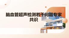 脑血管超声检测若干问题专家共识